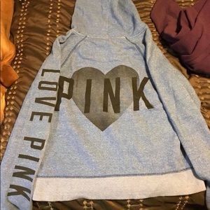 VS Pink zip up hoodie